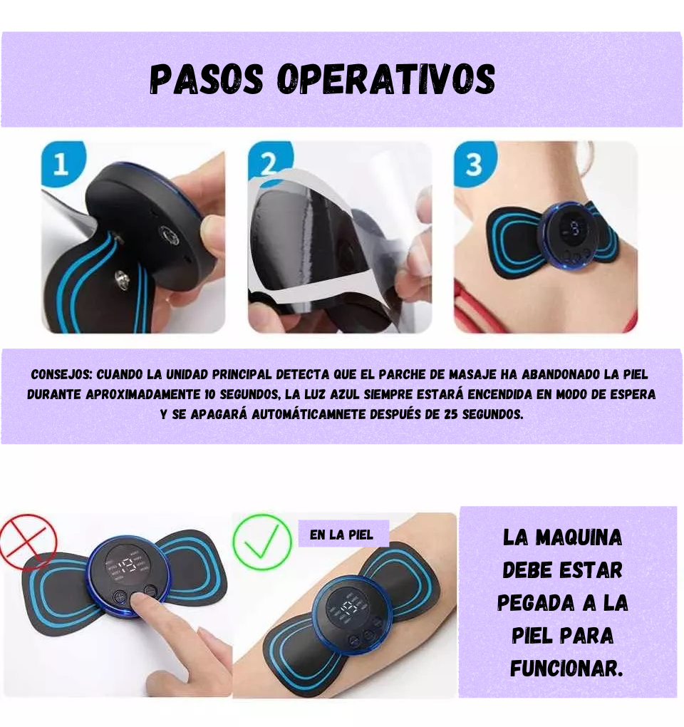 Mini Masajeador Eléctrico USB Portátil E