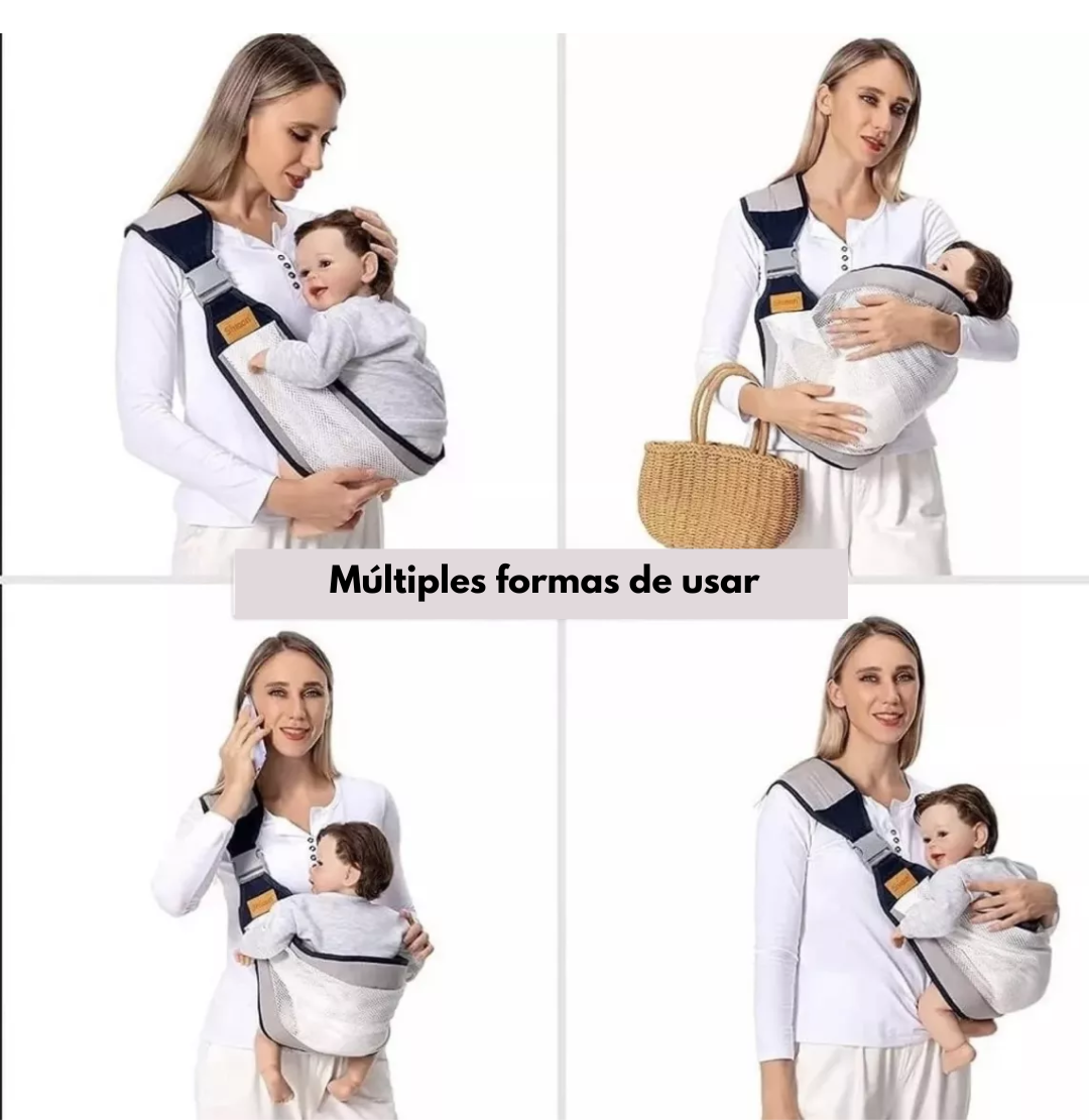 Portabebe Cangurera Ajustable Fular