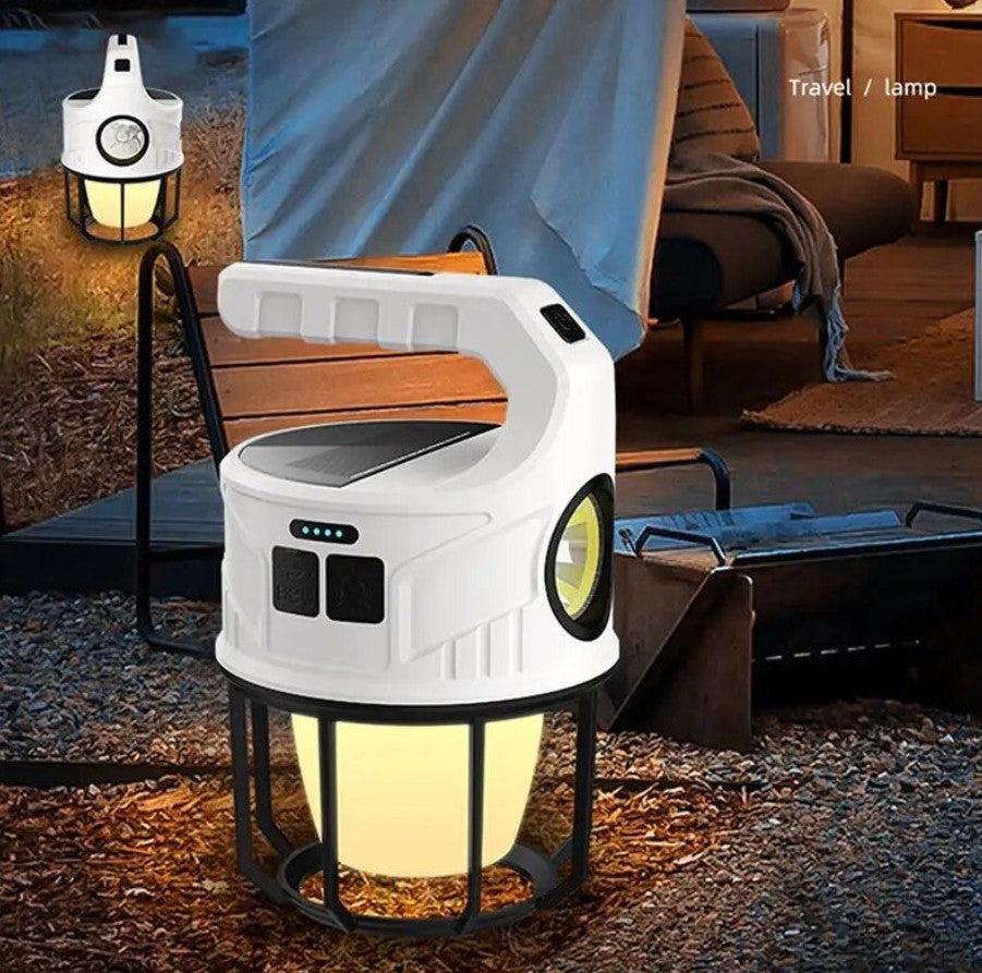 NUEVA LINTERNA USB/SOLAR PARA ACAMPAR