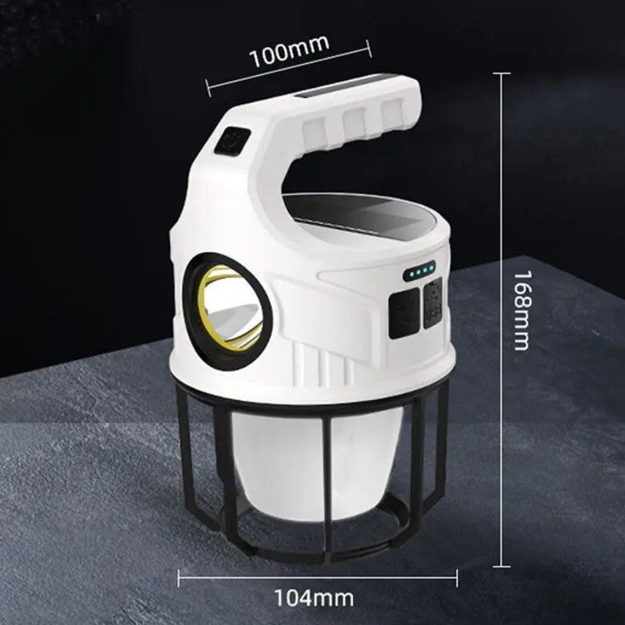 NUEVA LINTERNA USB/SOLAR PARA ACAMPAR